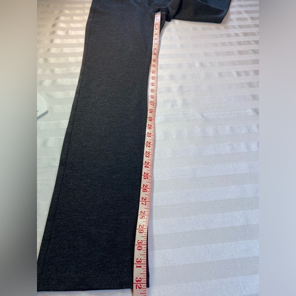 NYDJ Samantha Slim Ponte Sz 4 Heathered Gray High Rise Stretch Pants #11540 NWT - Picture 8 of 15